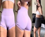 Sexy Gym Clothes Try On Haul with Camel Toe from sexy camel toe gifs 6 gif