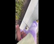 Public Nudity - Neighborhood cock out! Using sex toys to stretch my dick and balls! from nude amir khan penis phot