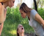 Dirty Spitting Humiliation Lezdom Outdoor from sexypim season 2