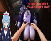 Vtuber Hentai React! Widowmaker’s Valentine’s Day - Part 4 from baldurs gate lesbian