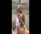 Fucking the shit out this snowbunny nutted on her ass & her face from interracial