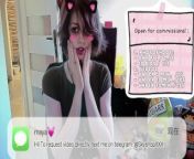 Cute femboy trans girl welcome to my Channel - Preview + contact info commisions open! (SFW) from undefinedapi flow info
