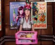 Kiriko Donuts BBC Hentai Story Hottest Blowjob And Anal Creampie | Overwatch Hentai Animation 4K from koriako