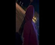 Blowjob on the bus stop from walkig alone night street