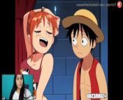 ONE PIECE-NAMI SEDUCES LUFFY TO SAVE HIS TREASURE AND RECEIVES A DELICIOUS UNCENSORED HENTAI FUCK+ s from xxx hamasaki mao received 9× criempie