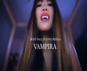 Don't fall inlove with a vampire from vambre