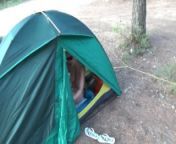 Naked in a Spanish Camping from 昆明盘龙区高端喝茶地方薇信1646224 txdy