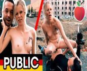 GERMAN BABE drives NAKED in RUSH HOUR to FUCK DATE! Claudia Swea Dates66 from anita dark the anita dark onlyfans leaked nudes 11