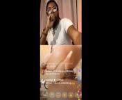 JAMAICAN GIRL ON GOLD GAD INSTAGRAM LIVE from godwad