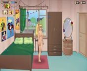 pc gameplay. Masturbation of a beautiful girl in a cartoon | TheLewdKnight (part 12) from niharika konidela nud