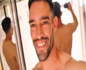 Hot fitness guy walks nude on hallway, elevator and goes to the street door. RISKY from honimon