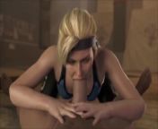 Cassie Cage Blowjob from mortal kombat