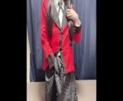 【japanese crossdresser cosplay】Yumeko Jyabami masturbation from ririnka