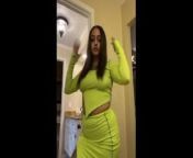 Sexy Latina twerking to reggaeton from lxxx animla