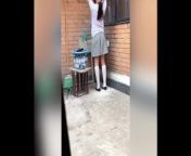 I Fucked my Neighbor College Girl After Washing Clothes ! Real Homemade Video! Amateur Sex! VOL 1 from jiji ki chuoothakeela washing cloth