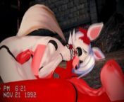 Double Futa - Five Nights at Freddy's Inspired - Mangle gets fucked by Foxy - Hentai from cartoon xxx larke no cala bois sex