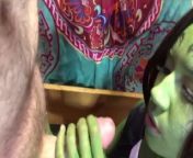 Gamora sucks Starlords dick from gohora