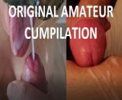 amateur CUMPILATION - cumshot COMPILATION on a naughty milf with big boobs from turk baldiz