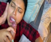 I WAKE UP mommy by SURPRISE and fuck her mouth until I cum inside! 4k from mummy sa