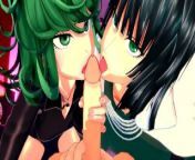 Fucking Tatsumaki And Fubuki at the Same Time... One Punch Man POV Anime Hentai Parody 3d Uncensored from punch