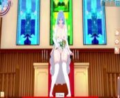 3D Anime Hentai: Hot Bride Gets fucked in the church before her wedding in her wedding dress !! from mallu adult star reshma wedding night love making masala sex video anty hot block
