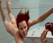 Gazel Podvodkova small tits great ass underwater from ganelie