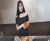 (Halloween Japanese)Blowjob While Cooking Pumpkin(concafejonouraaka cocoa) from pong kyubi cooking