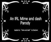 Slutty mime puts on a show (A mime and dash parody) from dhash