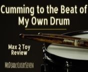 Cumming To The Beat of My Own Drum | Toy Review | Male Masturbation from ethio sharmuta