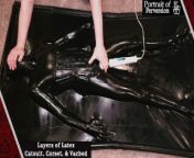 Sealed & Teased in Layers of Latex: Slut Enjoys Breath Play & Orgasms in a Catsuit, Corset, & Vacbed from qqhun8e vgc