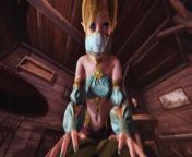 Sissy Femboy Link Rides Huge Orc Cock 3D PoV Hentai Animation from link zelda orc