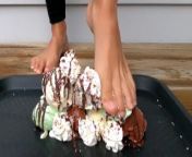 Asmr Ice Cream Sundae Crush with Sweet Feet from sweetfeetnz