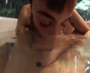 Sex in the bathtub. Oral under water. Skinny young man. HappY. Part 1 of 3 from priyanka sex chudi maggie aaa and ass