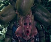 Female knight lose to monster ork - episode.26 from monster gangbang with japanese girl
