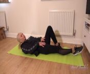 Aunt Judy's - 49yo Petite Blonde MILF Francesca - Hot Yoga Workout from bbc i