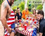 Biphoria - Hot AF 4th Of July Bi Orgy Pool Party from dose big bi