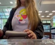 Mj Moore Flashing in the Library from maryjane 426nnada sexy hew sexy moves download