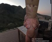 Big Booty Venessas Butt Gets Cream Pied In But-Her-Face Bag Halloween Costume from venessa hudgens