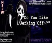 【NSFW Halloween Audio Roleplay】 Fem! Ghostface Wants You to Play with Your Cock For Her | JOI 【F4M】 from phone sex is the only solution for girls in long distance relationship