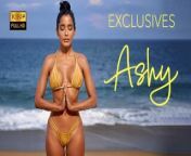 Hot Outdoor Yoga Flow with Beautiful Model | ASHY EXCLUSIVES from ashis