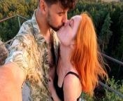 NO WONDER HE CAME IN HER SO QUICKLY! Beautiful redhead and gorgeous view from cait rina kaof sex
