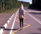 Dirty deeds at the bus stop from koel naked photo with bra panty