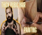JOI OF PAINTING EPISODE 108 - Hairy Pussy Painting and Close Up from junior g episode 108