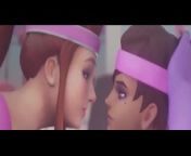 Sexy Workout -Lesbian Version from anime hintay lesbian kiss