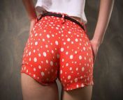 Hot Teen Asian Teasing Visible Panty Line In Very Tight Shorts from desi visible panty line in legging churidar