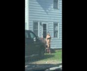REALLY CAUGHT NEIGHBORS WIFE NAKED OUTSIDE AND TOOK THE RISK BEFORE GOING BCK IN TO HER HUSBAND ! from xcxxcc 7my
