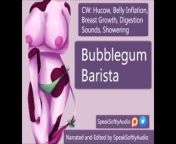 Hucow Drinks A Massive Amount of Thick Syrup To Make Bubblegum Milk F A from girls breast milk feeding sex videos free