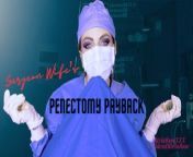 Surgeon Wife's Penectomy Payback Free Preview from surgical mask and tight gloves