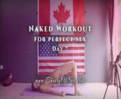 Day 7. Naked workout for perfect sex. Theory of Sex CLUB. from dias nude