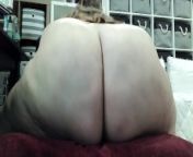 Big Assed BBW Rides Reverse Cowgirl from teases hard cock using her tiny feet